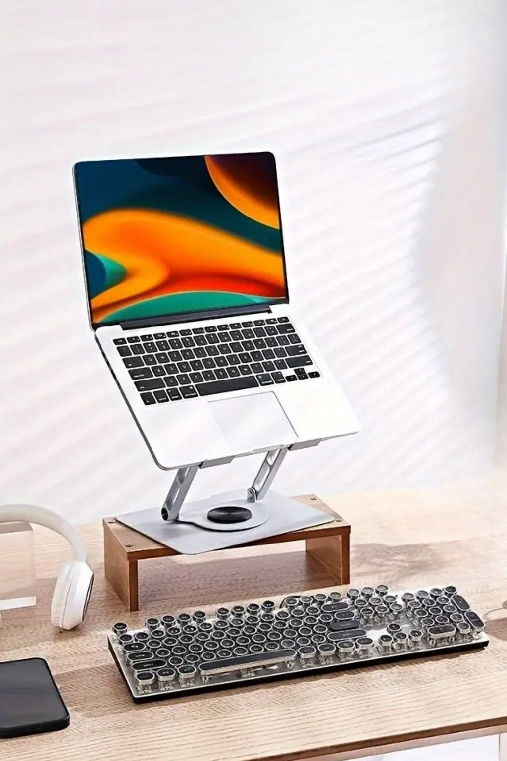 BUFFER® 360 Derece Dönebilen Hava Aldıran Laptop Standı