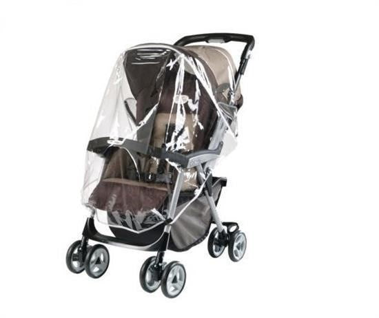 GENEL® Bebek Arabası Puset Şeffaf Yağmurluk Rüzgar Engelleyici Muşamba