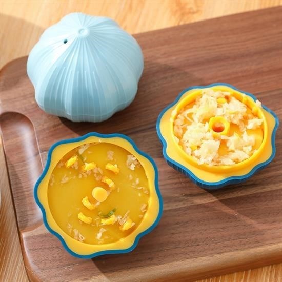 GENEL® Sarımsak Şeklinde Pratik Sarımsak Ezici Rendeleyici El Rondosu