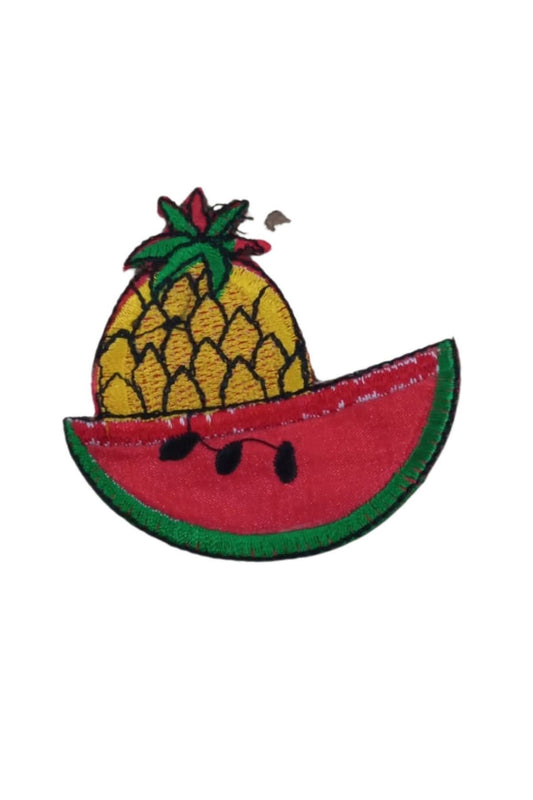 Aplike Ütü İle Yapışan Karpuz-Ananas Desen - UcuzaGeliyor