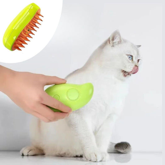BUFFER® Buharlı Yumuşak Silikon Uçlu Kedi & Köpek Tüy Tarama Tarağı Yıkama Fırçası - UcuzaGeliyor