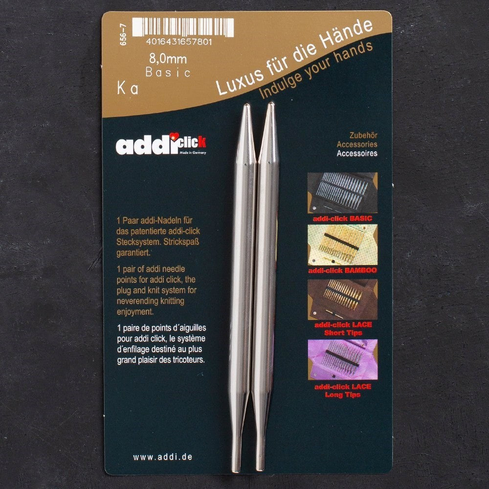 Addi Click Basic 8mm Misinalı Şiş Ucu - 656-2 - UcuzaGeliyor
