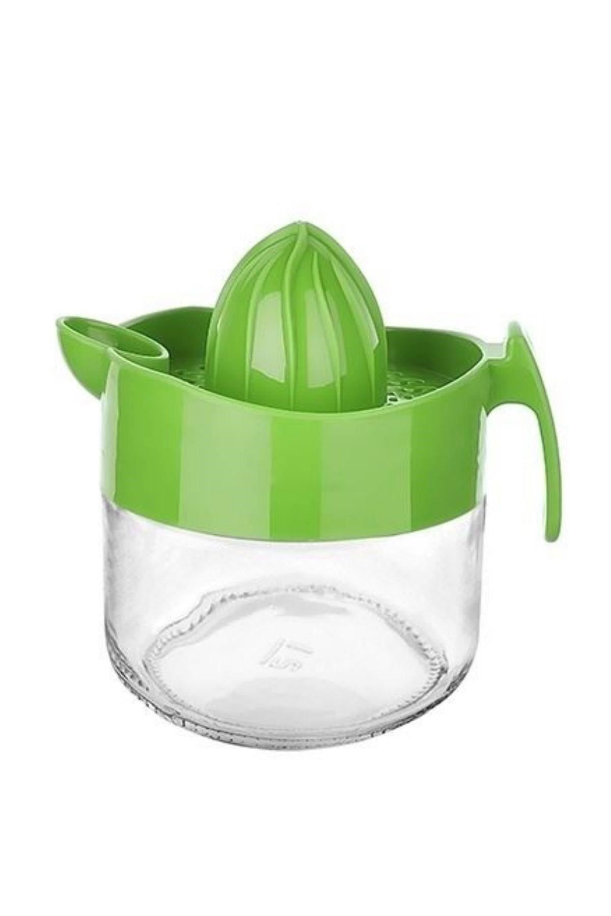 BUFFER® 300ml Cam Hazneli Pratik Limon Narenciye Sıkacağı KC-405