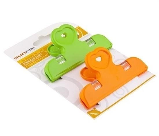 GENEL® 2li Pratik Torba Paket Ve Poşet Kapatıcı Kilitli Klips Mandal