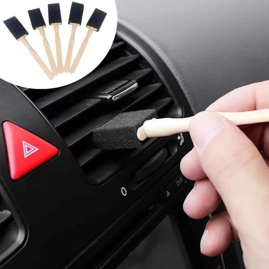 BUFFER® 5'li Araba Havalandırma Temizleme Fırçaları Klima Çıkışları,Toz Alma&Otomobil İçi Detaylı Mini Temizlik Aparatları - UcuzaGeliyor