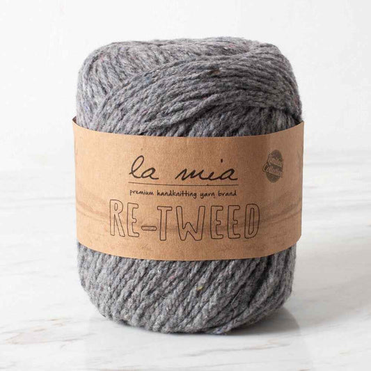 La Mia Re-Tweed Gri Melanj El Örgü İpi - L149 - 34404