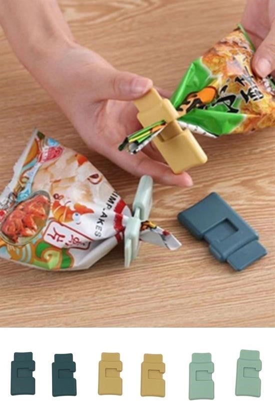 GENEL®  6lı Hava Sızdırmaz Poşet Torba Ambalaj  Ve Paket Kıstırmalı Kapatma Klipsi