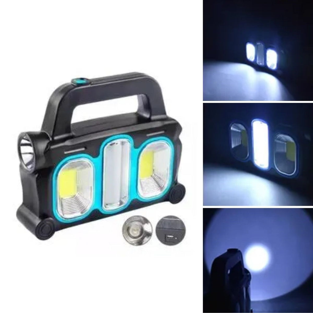 GENEL®  Hurry Bolt Güneş Enerjili Taşınabilir Çalışma Lambası - Powerbank Özellikli