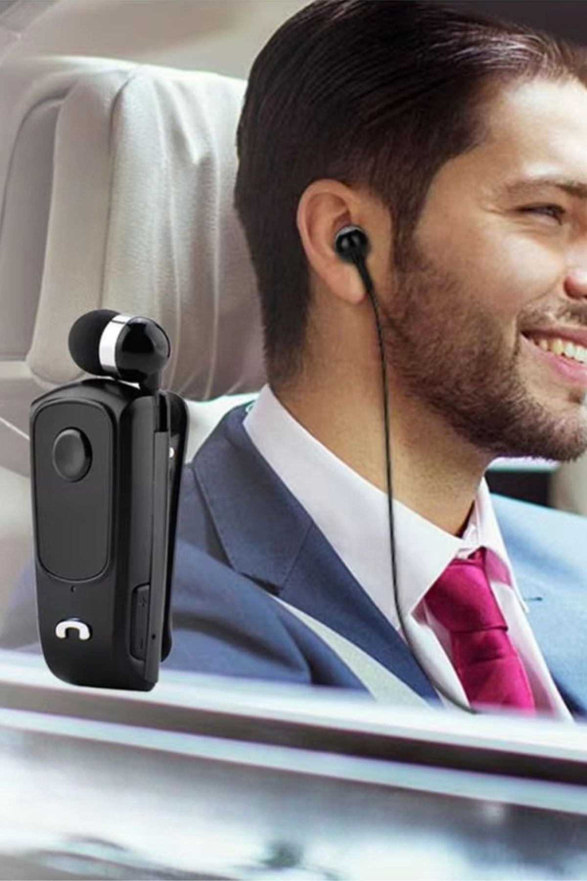 GENEL® Telefon Bağlantılı Makaralı Kulaklıklı Bluetooth Kulaklık