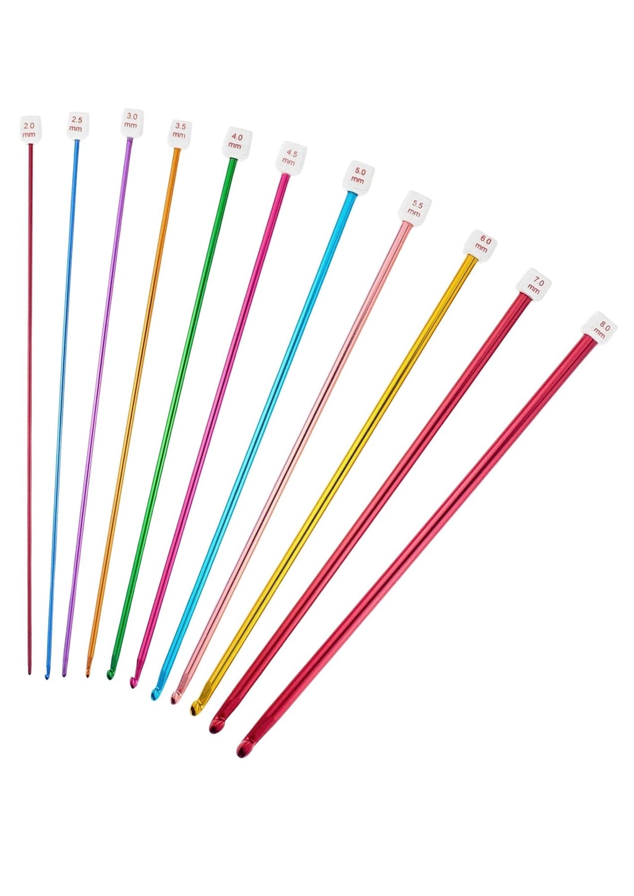 Örgü Tığ Metalize 25 cm  9 Numara