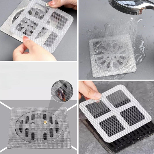 BUFFER® 10'lu Banyo ve Mutfak Lavabo Koku Önleyici ve Haşere Böcek Önleyici Gider Filtresi - UcuzaGeliyor