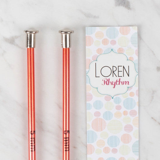 Loren Rythm 5mm Kırmızı Renkli Metal Örgü Şişi - UcuzaGeliyor
