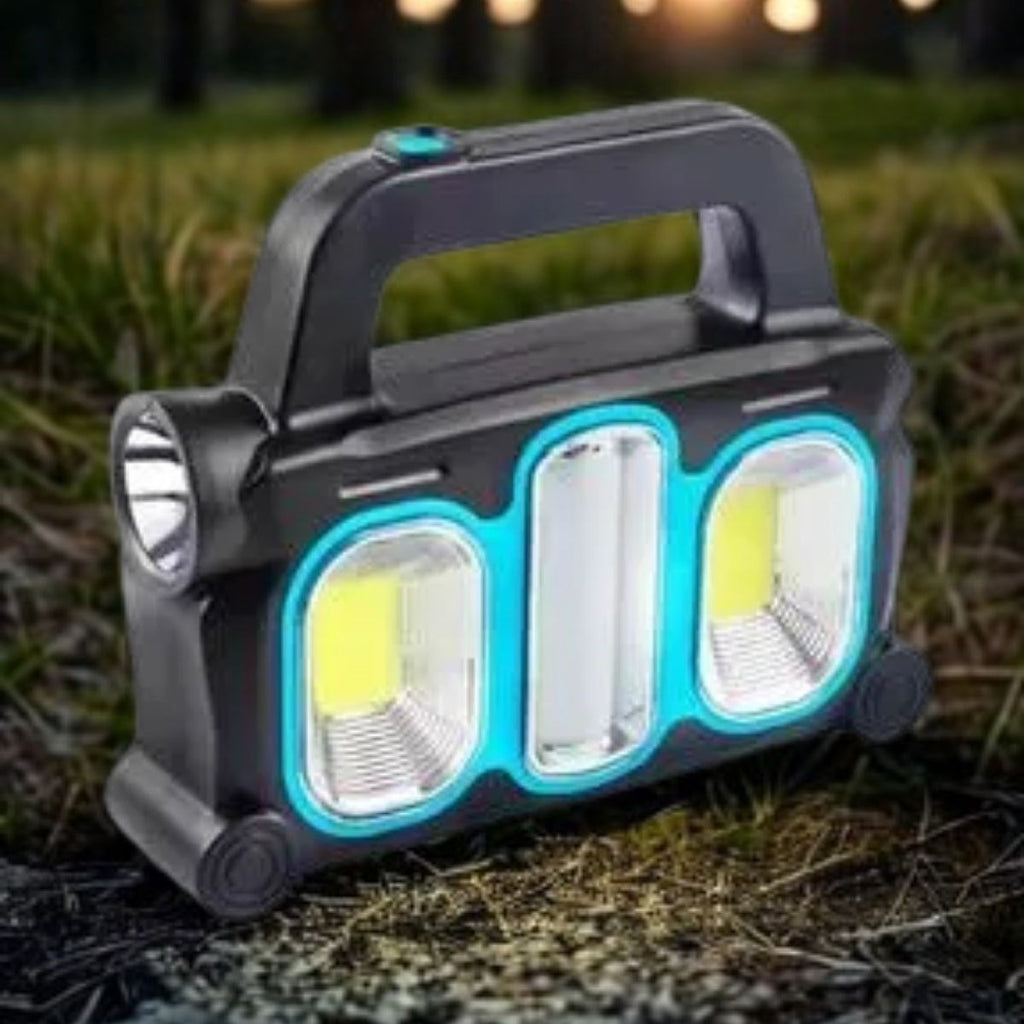 GENEL®  Hurry Bolt Güneş Enerjili Taşınabilir Çalışma Lambası - Powerbank Özellikli