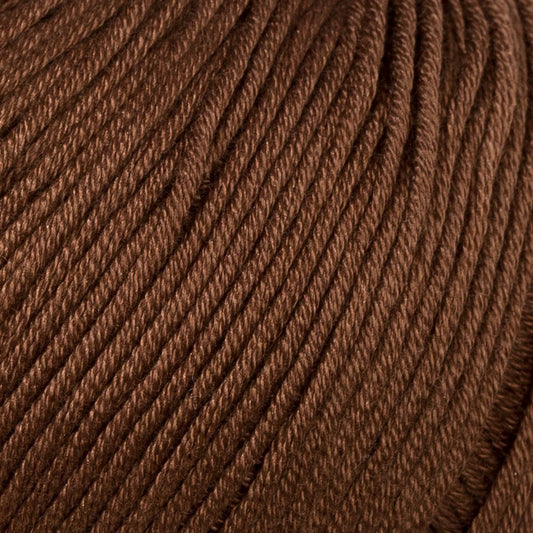 La Mia Mercerized Cotton Koyu Kahverengi El Örgü İpi - 228 - 33579 - UcuzaGeliyor