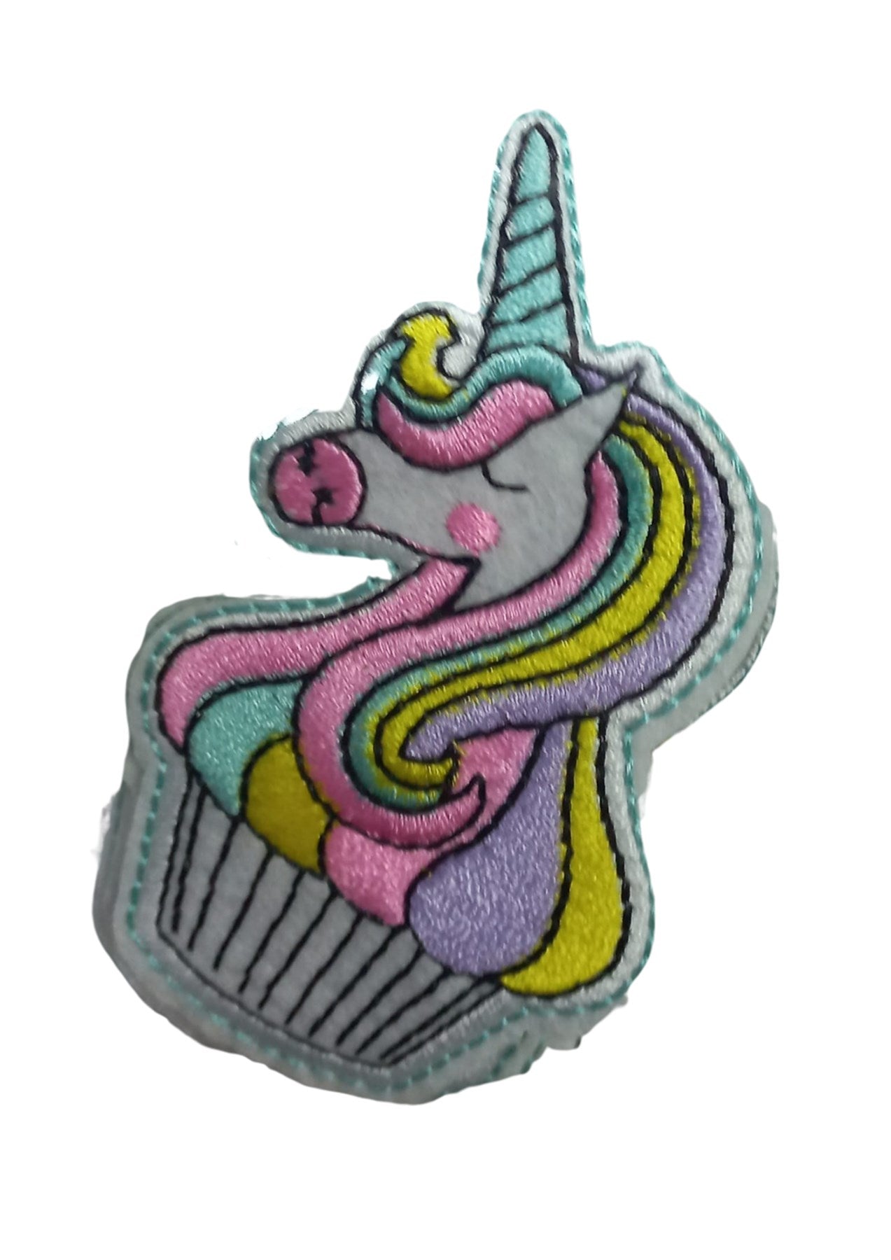 Aplike Ütü İle Yapışan Unicorn At Yeşil Arma 4 cm - UcuzaGeliyor
