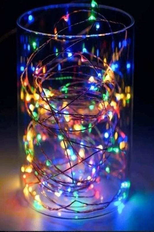 BUFFER® Pilli Dekoratif Peri Led Işık 3 Metre (RGB) Gaming Aydınlatma - UcuzaGeliyor