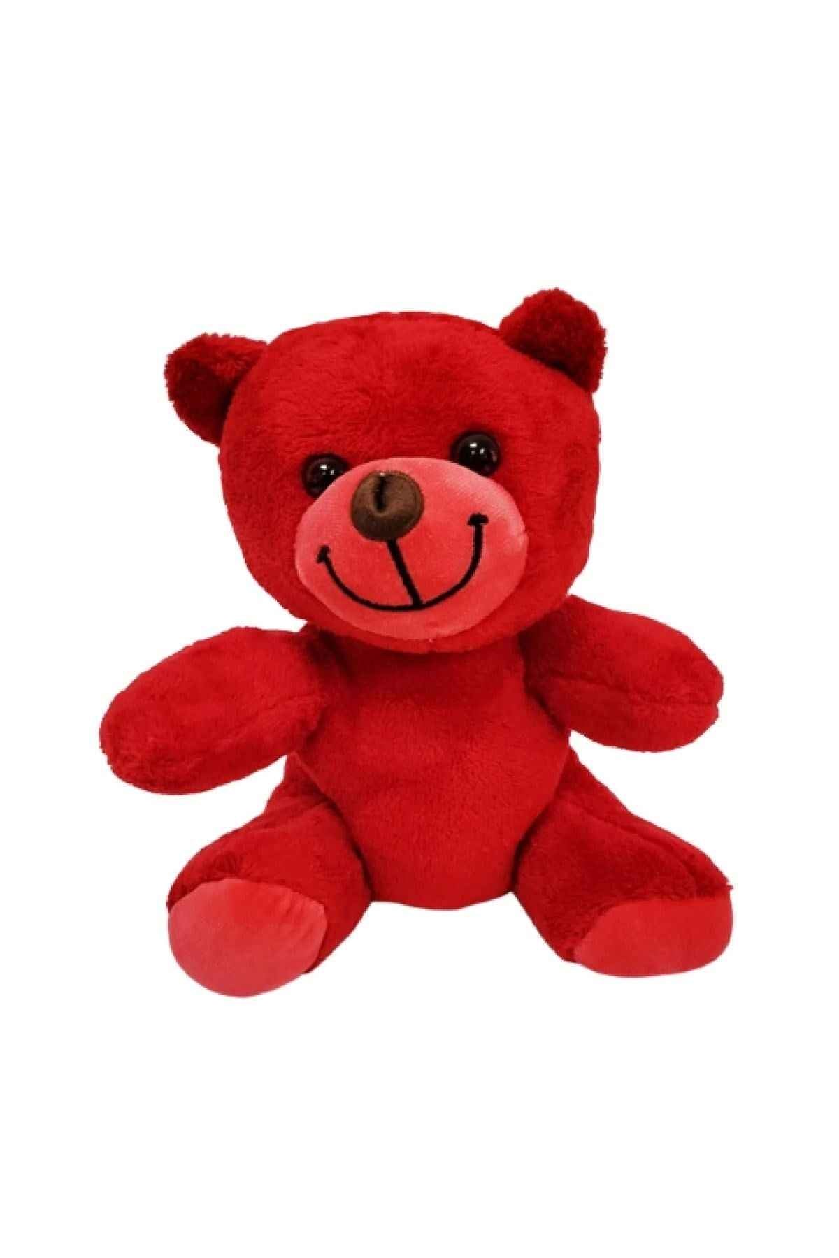 Sevimli Kırmızı Oyuncak Peluş Ayıcık