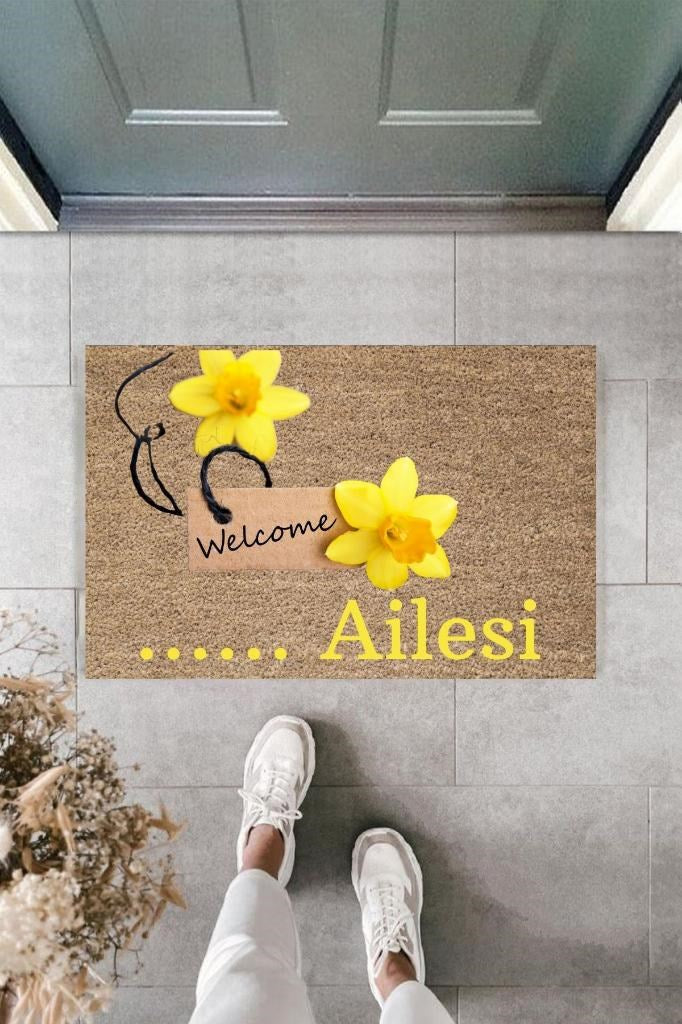 Dijital Baskı Kişiye Özel İç Kapı Dekorasyon Paspas PS11302 - UcuzaGeliyor