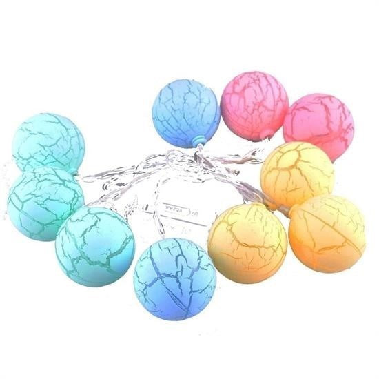 GENEL® Dekoratif Minik 10 Toplu Ledli  Dekoratif Dolama Renkli Led