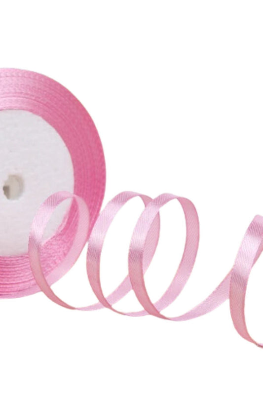 Saten Kurdele 3 cm 10 Metre Toz Pembe - UcuzaGeliyor