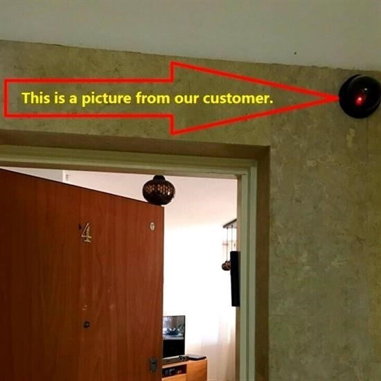 GENEL® Gerçek Görünümlü Sahte Maket Güvenlik Kamerası