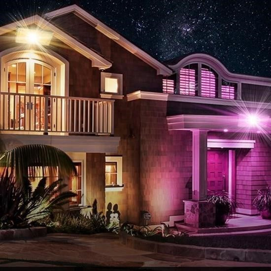 GENEL® Kumandalı Led Işık Dış Cephe AydınlatmasıÇok Renkli RGBLed Panel Işık PartiLed Aydınlatma