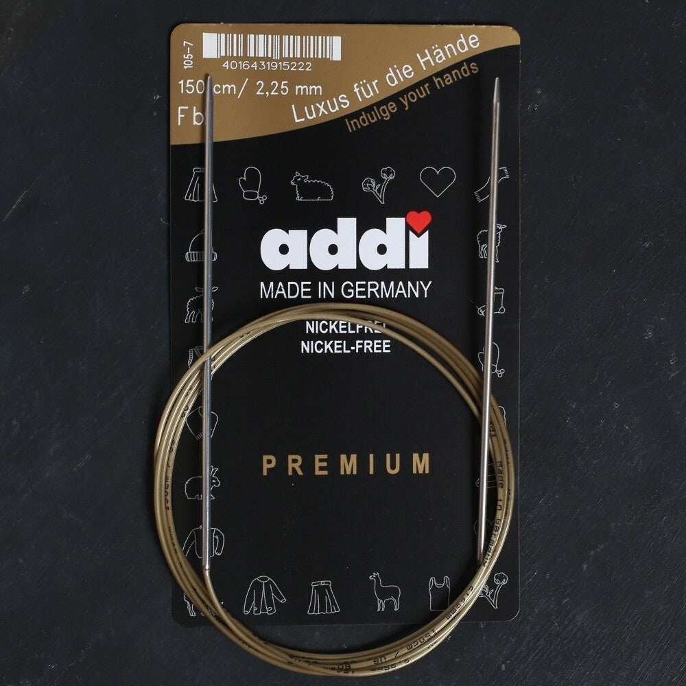 Addi 2,25mm 150cm Klasik Misinalı Şiş- 105-7 - UcuzaGeliyor