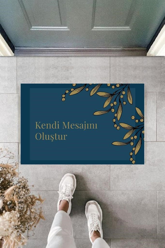 Dijital Baskı Kişiye Özel İç Kapı Dekorasyon Paspas  PS11208 - UcuzaGeliyor
