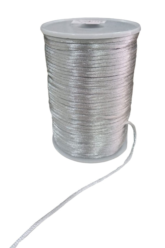 Sıçan Kuyruğu ip Floş 0,5 mm Gümüş 10 Metre - UcuzaGeliyor