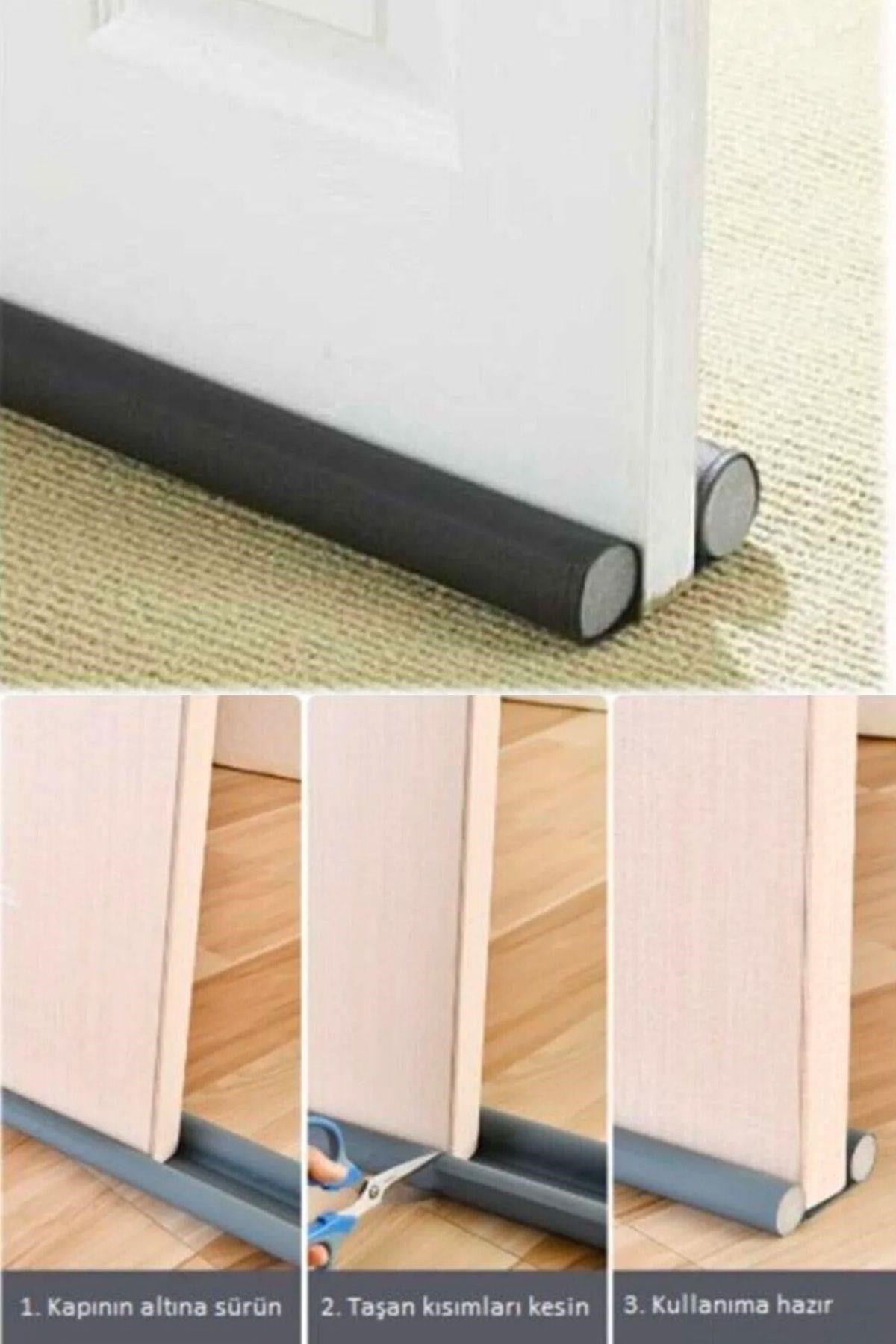 BUFFER® Kapı Altı Rüzgar ve Toz Önleyici Isı Koruyucu İzolatör Boyu Ayarlanabilir Model