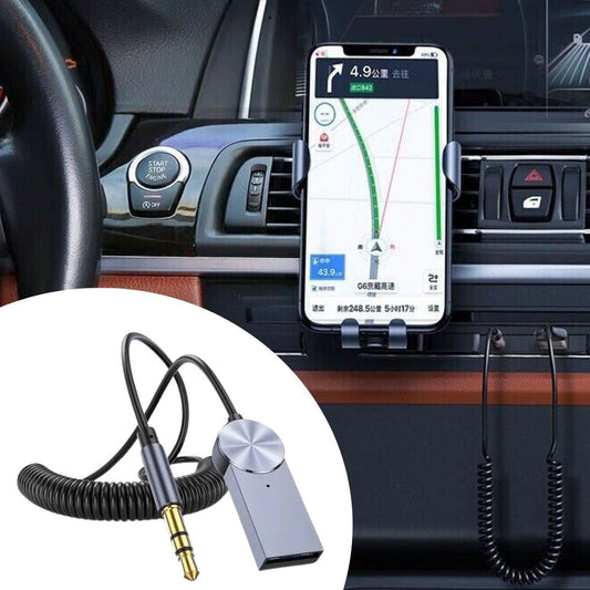 BUFFER® Araba için Bluetooth Aux Alıcısı Wireless Araç Kiti - UcuzaGeliyor