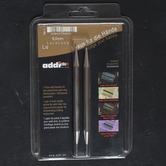 Addi Click Lace 8 Mm Değiştirilebilir Uzun Uçlu Da - UcuzaGeliyor