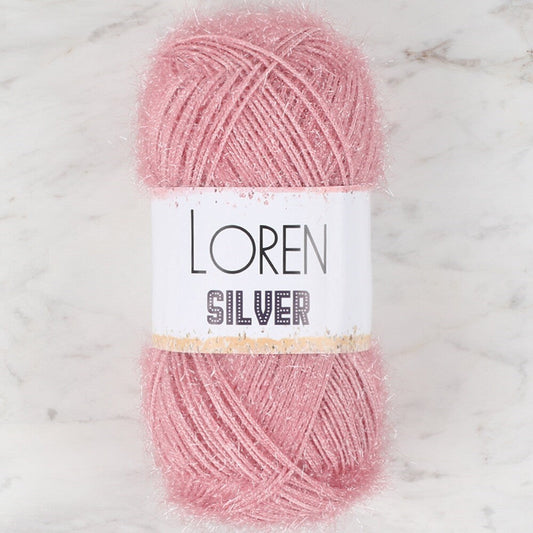 Loren Silver Pembe El Örgü İpi - RS0038 - 34080 - UcuzaGeliyor