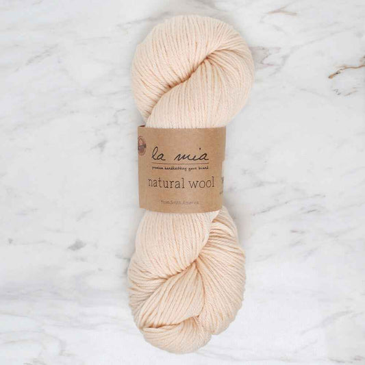 La Mia Natural Wool Krem El Örgü İpi - L289 - 34394