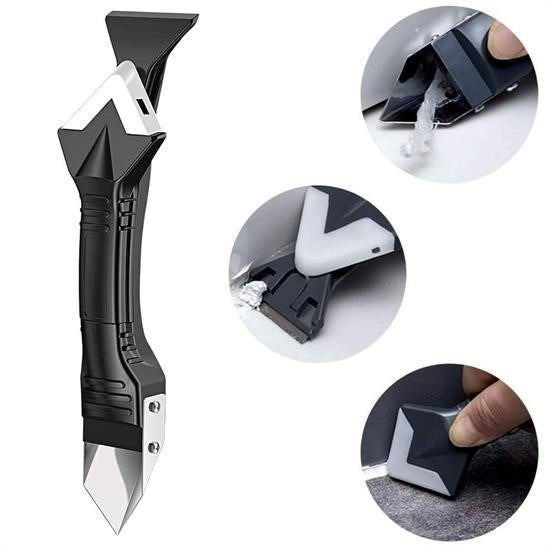 GENEL®  3 ü 1 Arada Fayans Derz Silikon Kazıyıcı Sıyırıcı Ve Uygulayıcı Aparat - UcuzaGeliyor