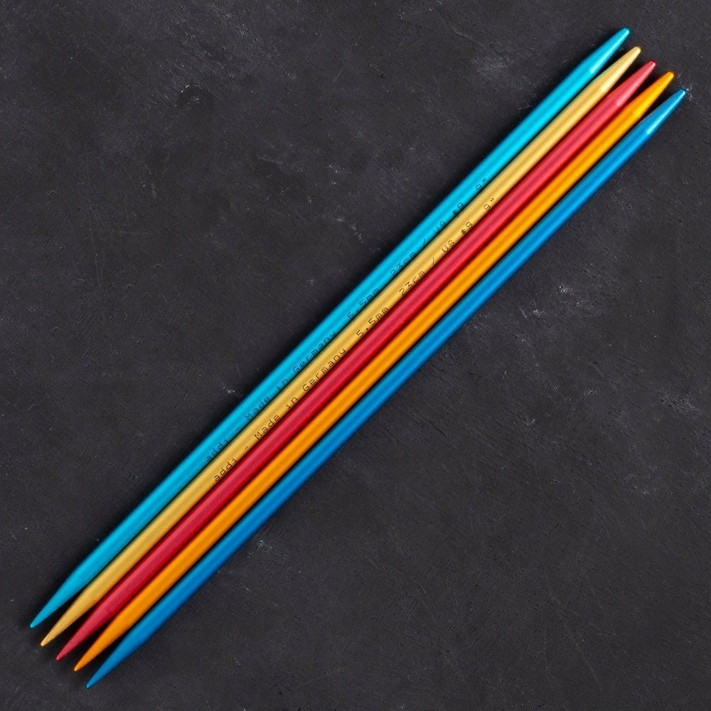 Addi Colibri 5,5mm 23cm Renkli Çorap Şişi - 204-7 - UcuzaGeliyor