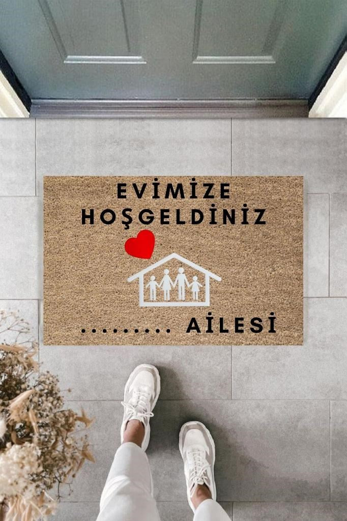 Dijital Baskı Kişiye Özel İç Kapı Dekorasyon Paspas PS11304 - UcuzaGeliyor