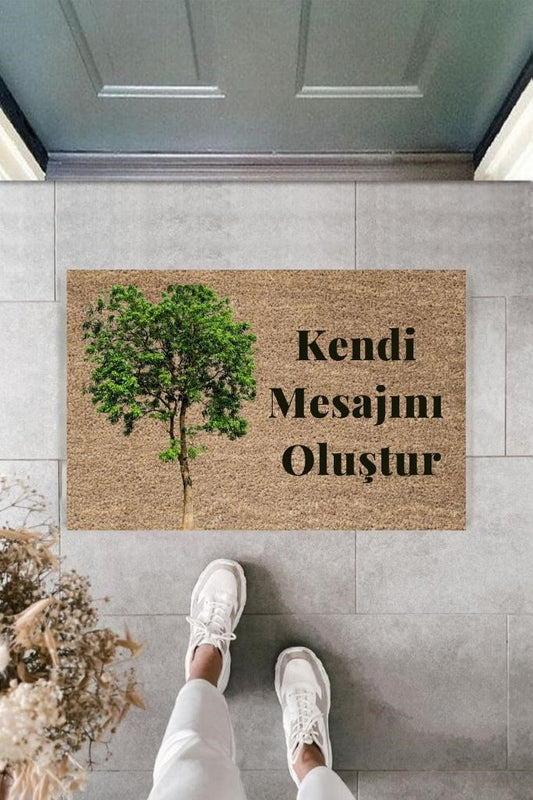 Dijital Baskı Kişiye Özel İç Kapı Dekorasyon Paspas  PS11223 - UcuzaGeliyor