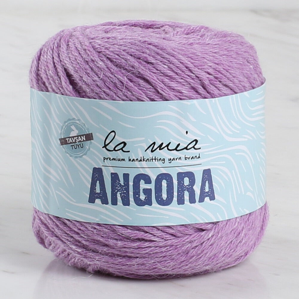 La Mia Angora 50gr Mor El Örgü İpi - L127 - 33801 - UcuzaGeliyor
