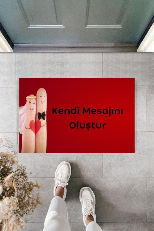 Dijital Baskı Kişiye Özel İç Kapı Dekorasyon Paspas  PS11211 - UcuzaGeliyor