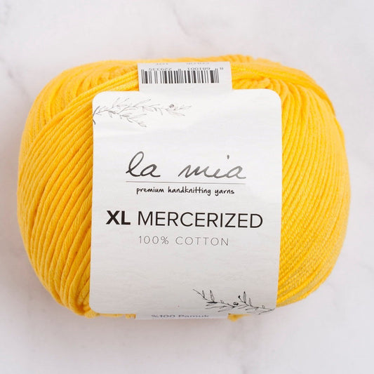 La Mia XL Mercerized Koyu Sarı El Örgü İpi - 181 - 33771 - UcuzaGeliyor