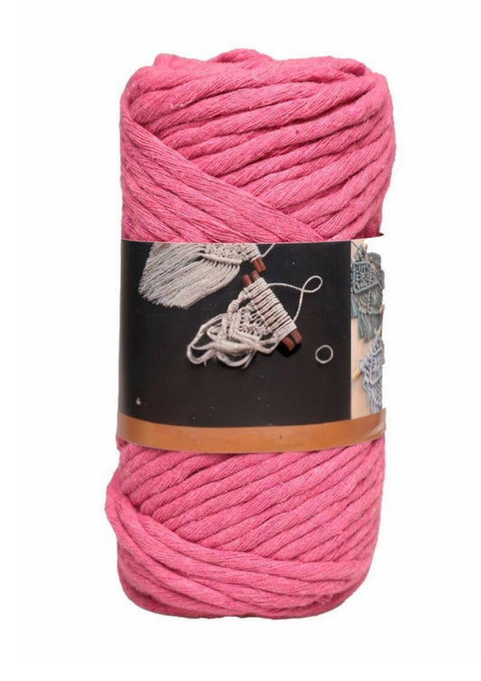 Pamuk Makrome 4 mm İp Şeker Pembe - UcuzaGeliyor