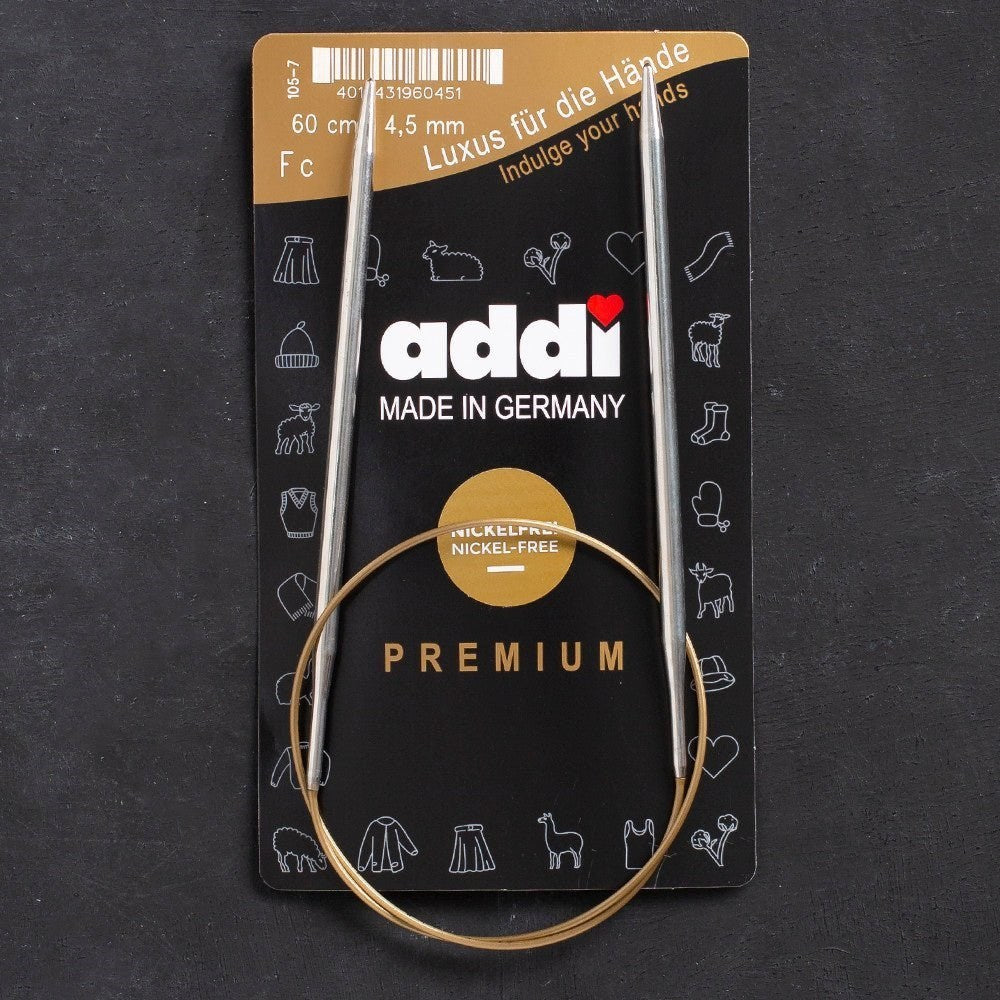 Addi 4,5mm 60cm Klasik Misinalı Şiş- 105-7 - UcuzaGeliyor