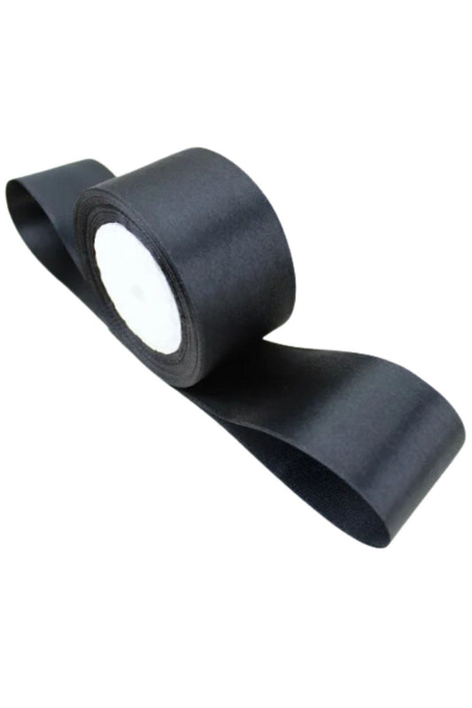 Saten Kurdele 6 cm Siyah 5 Metre - UcuzaGeliyor