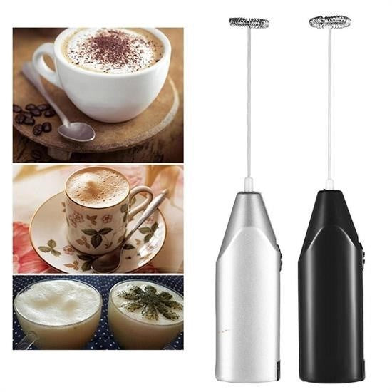 GENEL® El Çırpıcısı Pilli Mini Portatif Mutfak Mikseri Köpürtme Aleti