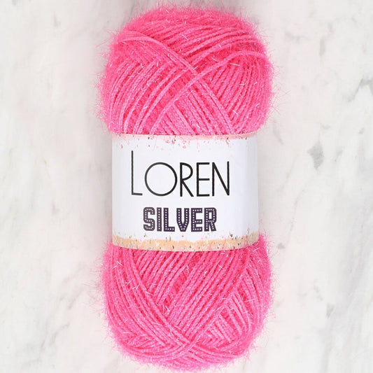 Loren Silver Koyu Pembe El Örgü İpi - RS0016 - 34076 - UcuzaGeliyor