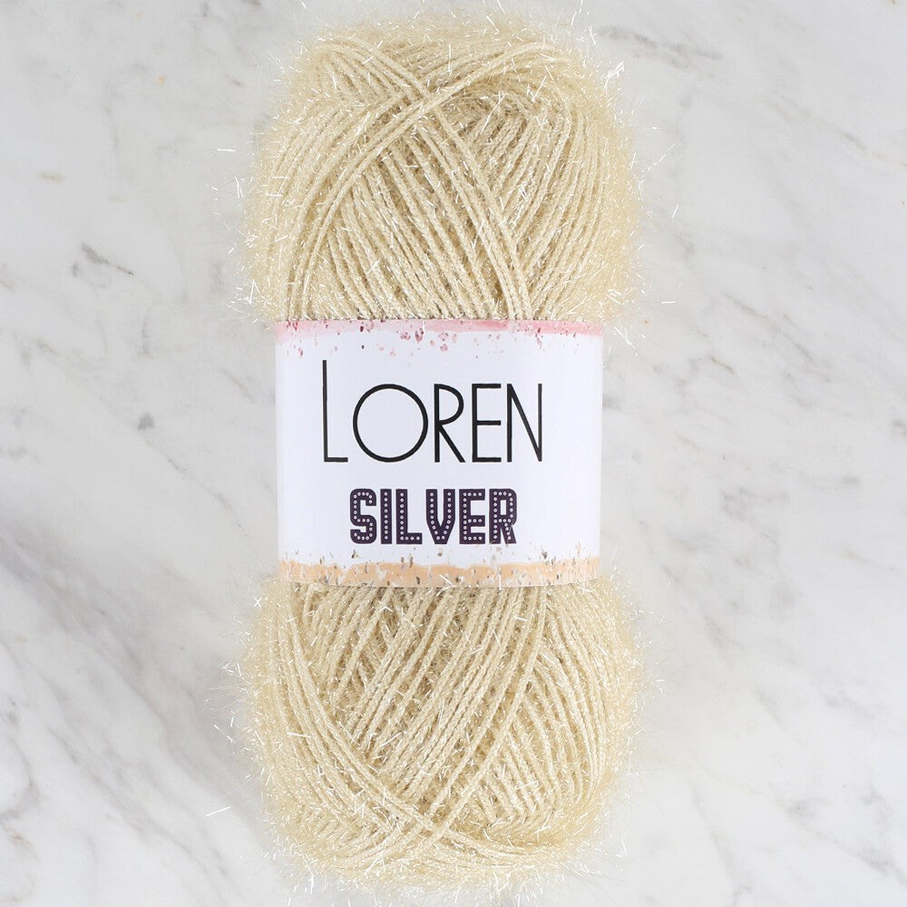 Loren Silver Bej El Örgü İpi - RS0066 - 34094 - UcuzaGeliyor