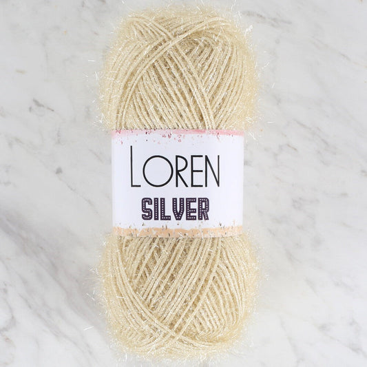 Loren Silver Bej El Örgü İpi - RS0066 - 34094 - UcuzaGeliyor