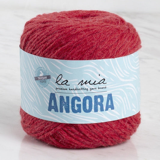La Mia Angora 50gr Kırmızı El Örgü İpi - L004 - 33799 - UcuzaGeliyor