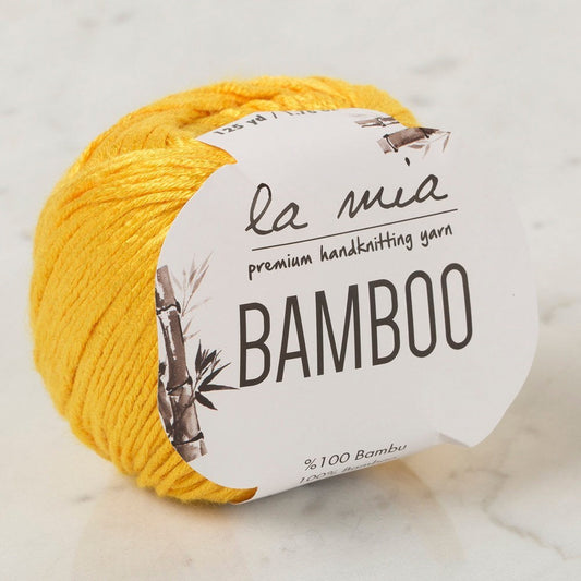 La Mia Bamboo Hardal Sarı El Örgü İpi - L003 - 33853 - UcuzaGeliyor
